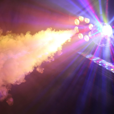 Генератор дыма с лазерным проектором Hazeron-4