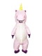 Надувной костюм Единорог, розовый